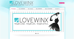 Desktop Screenshot of lovewinx.com