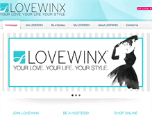 Tablet Screenshot of lovewinx.com